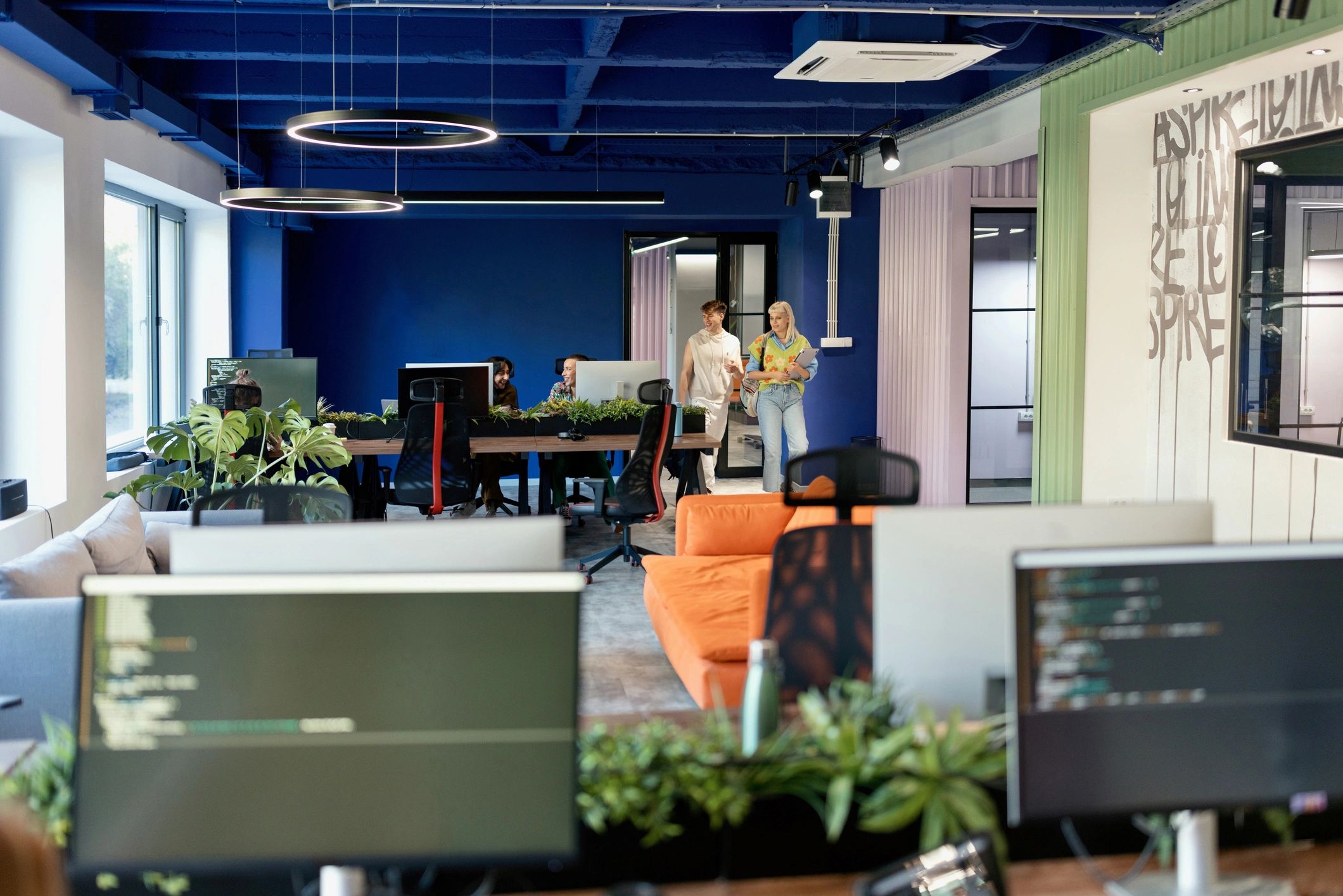 modern digital marketing agency office
