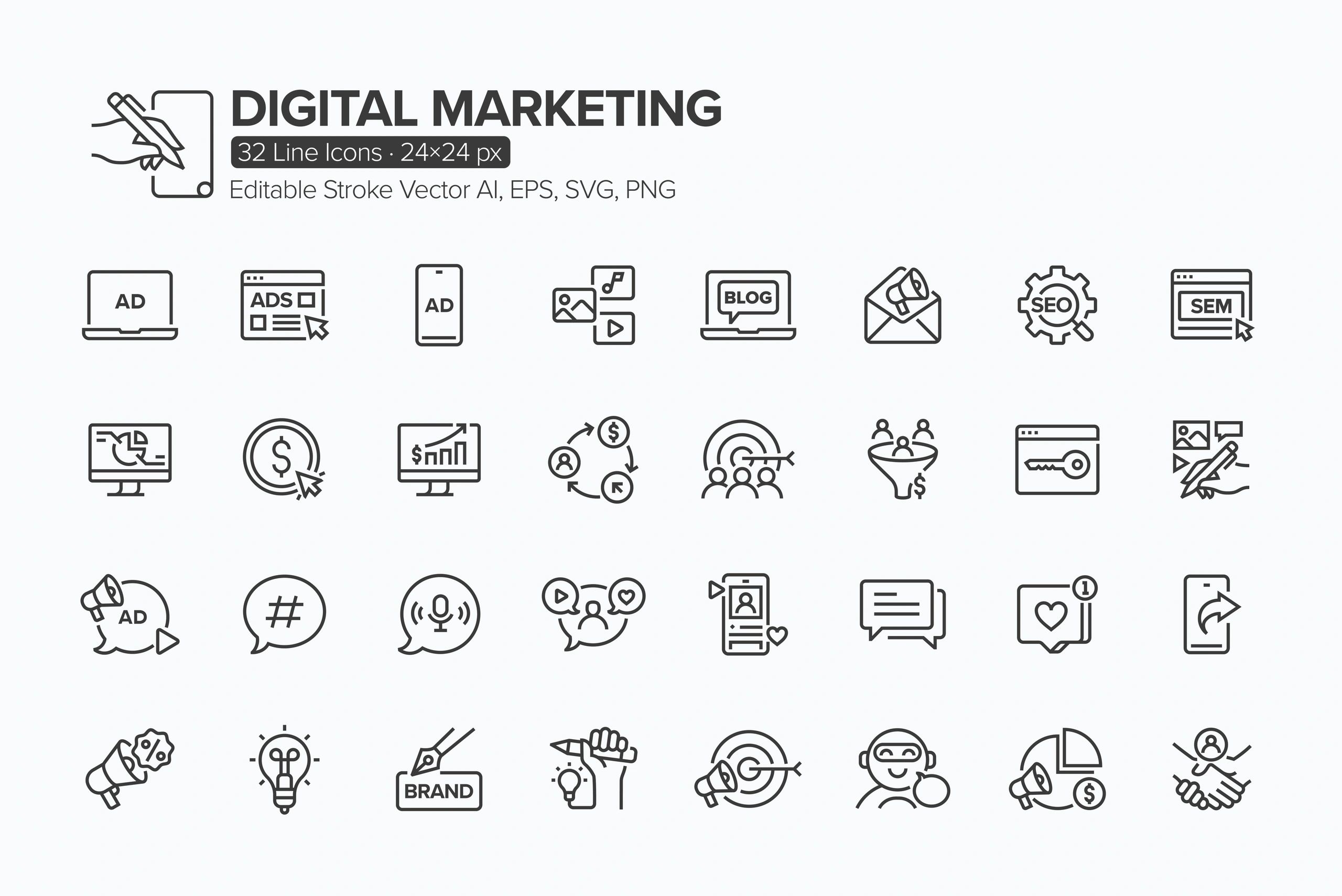 digital marketing icon